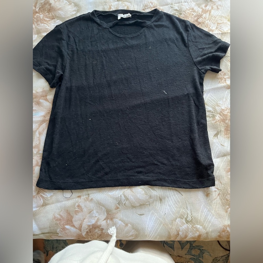 LNA Classic Black Short Sleeve Tee